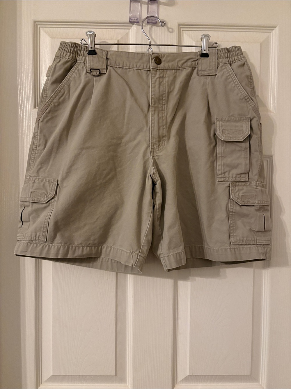 5-11 Tactical Men's Cargo Shorts in Khaki - Classic Utility Style - Men’s Sz 38